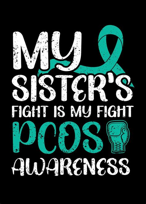 Pcos Awareness Poster Picture Metal Print Paint By Nao Displate