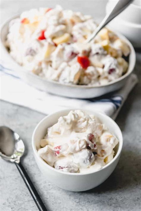 Fruit Salad With Marshmallows And Whipped Cream House Of Nash Eats