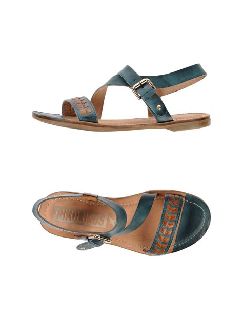 Pikolinos Sandals in Green - Lyst