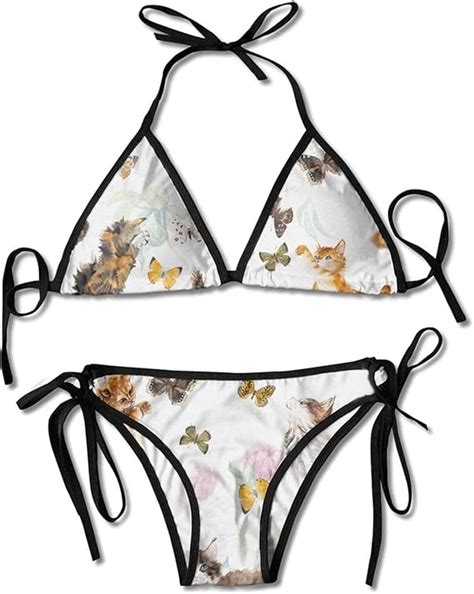 Romantic Lavender Field Hot Air Balloon Bikini Women S Summer Swimwear Triangle Top Bikinis