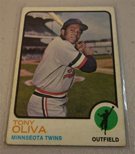 1973 Topps 80 Tony Olivia Minnesota Twins Baseball Card EBay