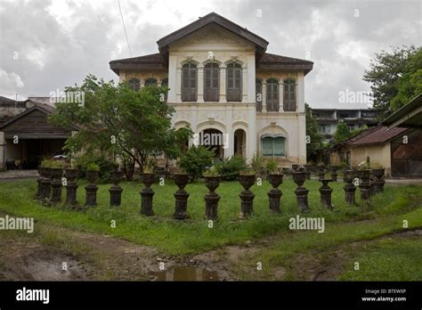 A Sino-Colonial house in Phuket Town, Phuket, Thailand Stock Photo - Alamy 