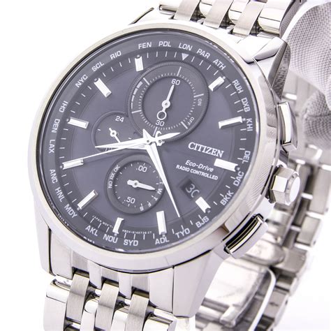 CITIZEN AT8110 61E ECO DRIVE RADIO CONTROLLED CHRONO SAPPHIRE EBay