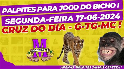 PALPITES DO DIA 17 06 2024 DO JOGO DO BICHO SEGUNDA FEIRA PARA TODAS