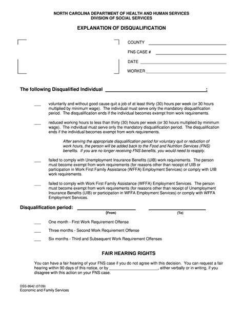 Fillable Online EXPLANATION OF DISQUALIFICATION Zeusdhhsstatencus Fax