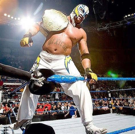 Rey Mysterio Wwe World Heavyweight Champion Big Gold Belt