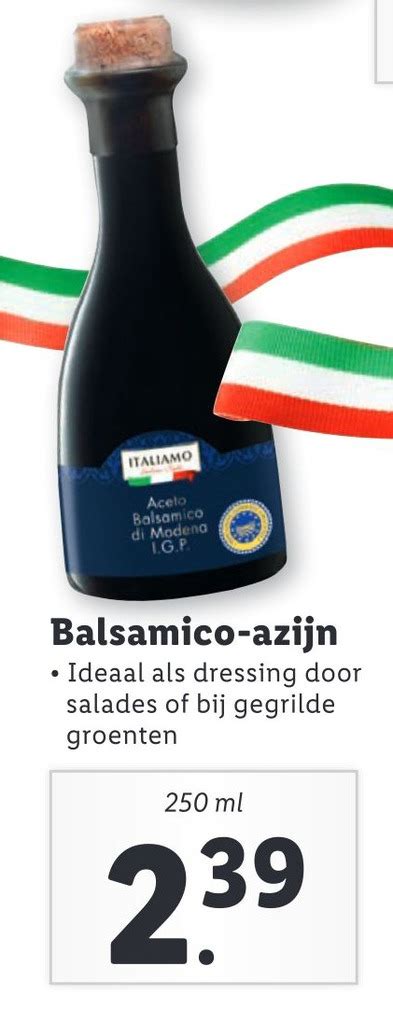 Italiamo Balsamico Azijn Ml Aanbieding Bij Lidl