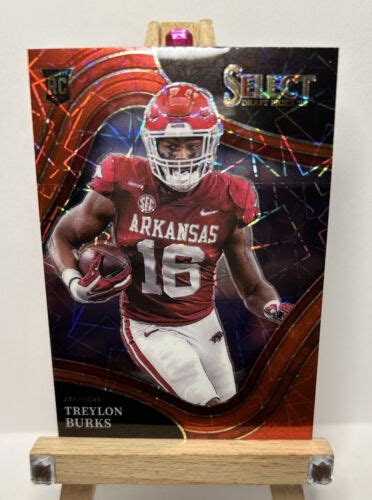 TREYLON BURKS 2022 Panini Select Draft Picks Field Level Rookie RED