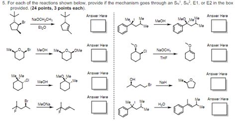 Solved For Each Of The Reactions Shown Below Provid