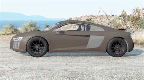 Audi R8 V10 Plus 2017 For BeamNG Drive