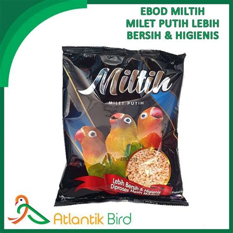 Jual Atlantik Bird Ebod Miltih Milet Bersih Pakan Harian Lovebird Di