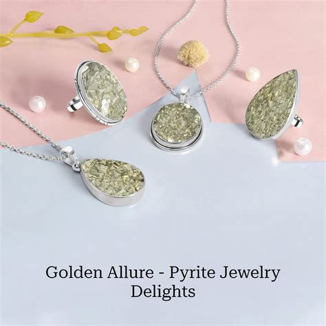 Majestic Opulence: Pyrite Jewelry Exuding Royal Elegance