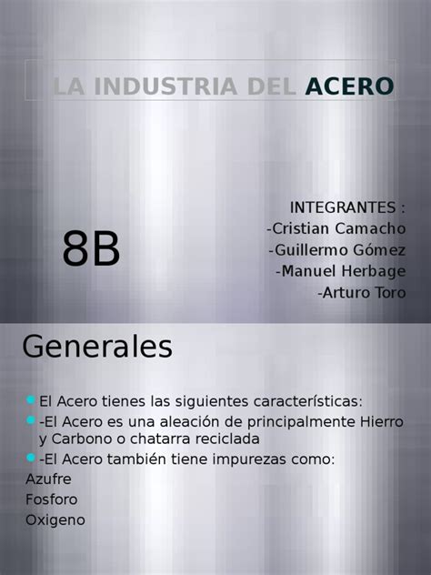 PDF La Industria Del Acero DOKUMEN TIPS