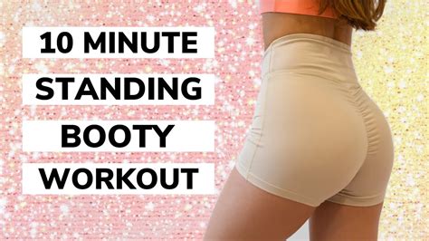 Standing Booty Workout Targeting Your Glutes Do Anywhere Variant Of Booty Training Youtube