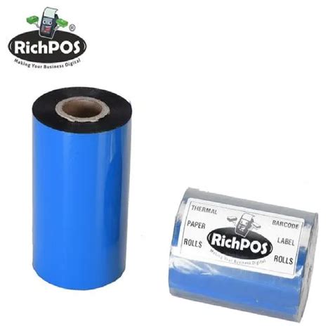 Blue Wax Ribbon Packaging Type Box Size 85 X 300 MM At Rs 278 Roll