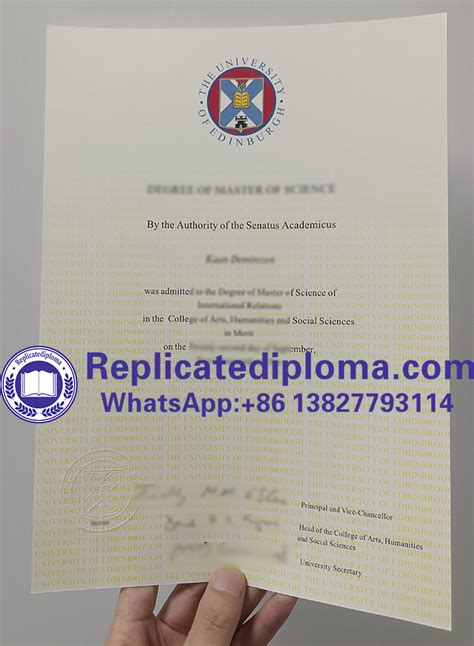 Best Manufacturer To Buy University Of Edinburgh Diploma In Uk