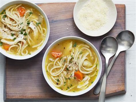 Parmesan Chicken Noodle Soup Recipe Food Network Kitchen Food Network