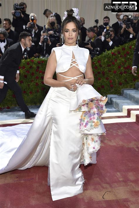 Camila Cabello Sexy Seen Braless Showing Off Her Hot Tits At The Met Gala In New York City AZNude