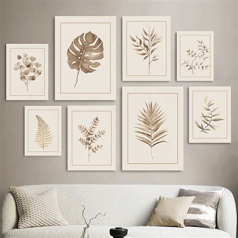 Jual Poster Daun Tropical Minimalis Bohenian Scandinavian Nordic Hiasan