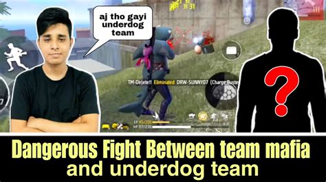 Dangerous Fight Between Team Mafia And Underdog Team😲😲 Garena Free