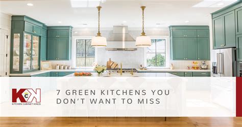 7 Green Kitchens To Inspire Your Colorful Remodel