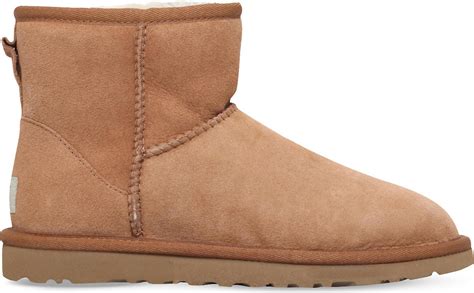 Ugg Brown Tan Suede Sheepskin Ankle Boots Uggs Sheepskin Boots Boots