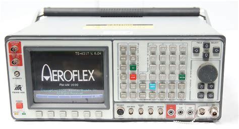 Aeroflex IFR FM AM 1600 Communications Service Monitor Spectrum