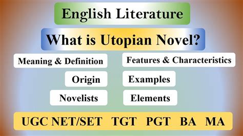 Utopian Novel In English Literature Definition Features Types And