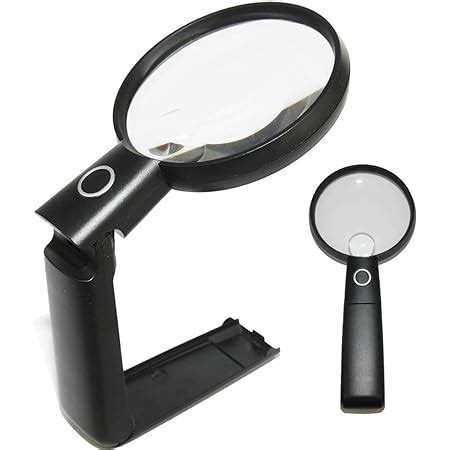 EasY Magnifier Grande Loupe de Lecture 2X avec Lumière LED Senior