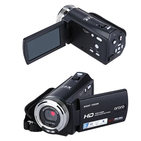 ORDRO cámara Digital HDV V12 videocámara LCD de 3 0 pulgadas 1080P