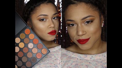 Valentine Day Look 2 Ft Morphe Palette 35o Beautybymw Youtube