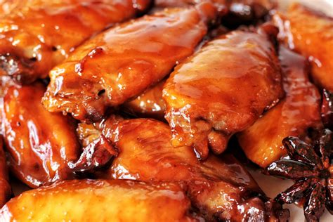 Sticky Braised Chinese Chicken Wings Recipe