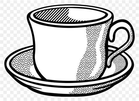 Teacup Coffee Cup Saucer Clip Art, PNG, 2400x1760px, Teacup, Black And White, Coffee Cup, Cup ...