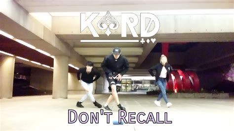 K A R D Don T Recall Dance Practice [k City] Youtube