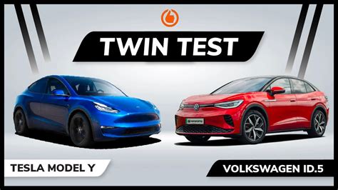 Twin Test Tesla Model Y Vs Volkswagen Id 5 Which Electric Coupe Suv Is The King 👑 Youtube