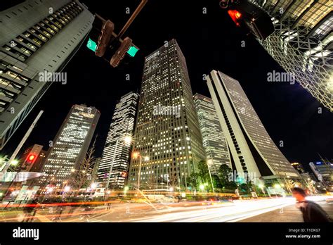 Tokyo Skyline at Night Stock Photo - Alamy