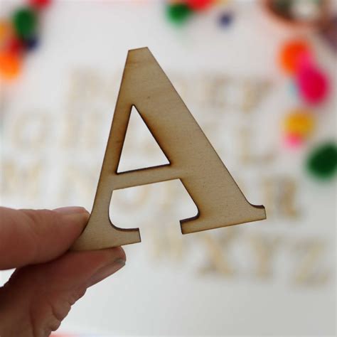 Laser Cut Wooden Letter Craft Blanks - Etsy