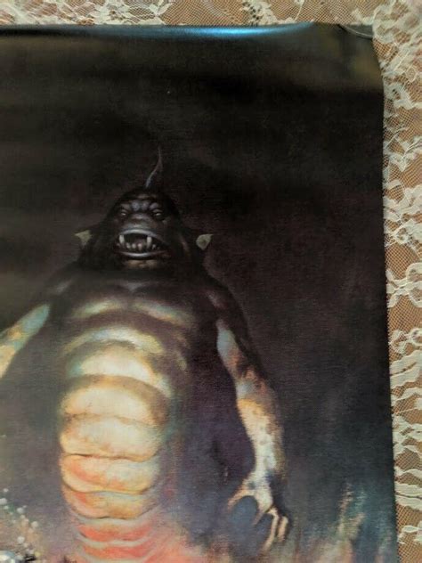 Frank Frazetta Poster Vintage 1980 Gary Fairfax Sea Monster Near Mint