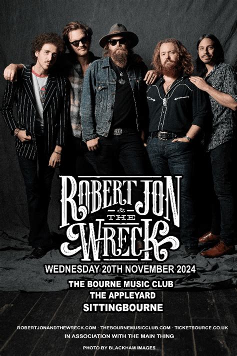 ROBERT JON THE WRECK At The Appleyard Event Tickets From TicketSource