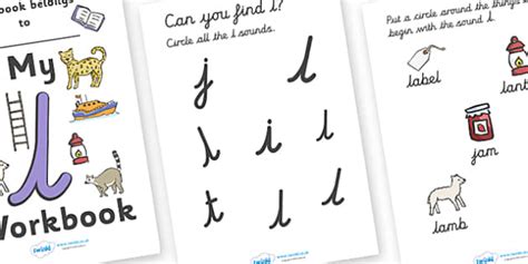 FREE My L Workbook Cursive Teacher Made Twinkl