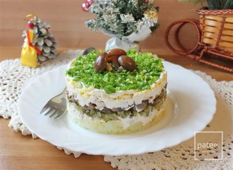 Салат "Дубок" - рецепт с фотографиями - Patee. Рецепты