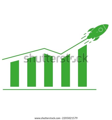 Icon Logo Chart Bullish Trading Ilustrated Stock Vector (Royalty Free ...