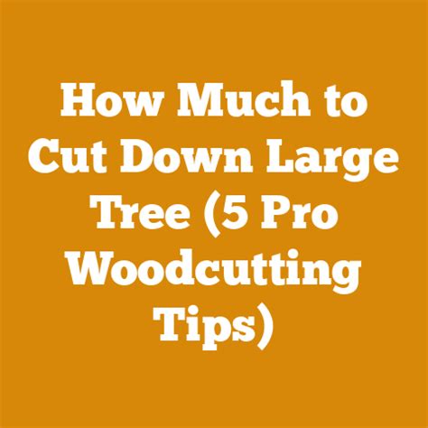 how much is it to cut down a large tree