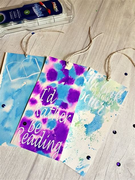 Beautiful DIY Watercolor Bookmarks Using Three Different Techniques