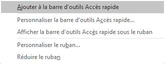 Comment Ajouter Des Commandes La Barre Doutils Acc S Rapide Dans