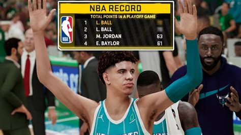 Nba K Next Gen Lamelo Ball My Career Ep Lamelo Sets An All Time