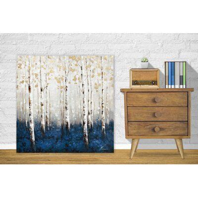 Millwood Pines Forest Wrapped Canvas Painting Print Wayfair Home