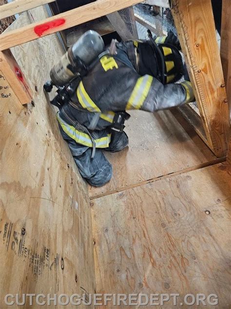 The Trianing Continues Scba Mask Confidence Drill Cutchogue Fire