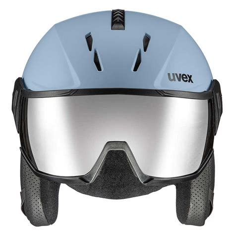 Uvex Instinct Visor Visier Skihelm Glacier Black Matt Cm