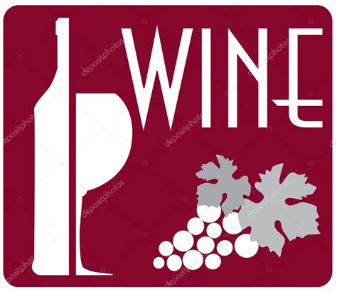 Logo Bar De Vinos Vector Gráfico Vectorial © Stanslavov1 Imagen 36923217